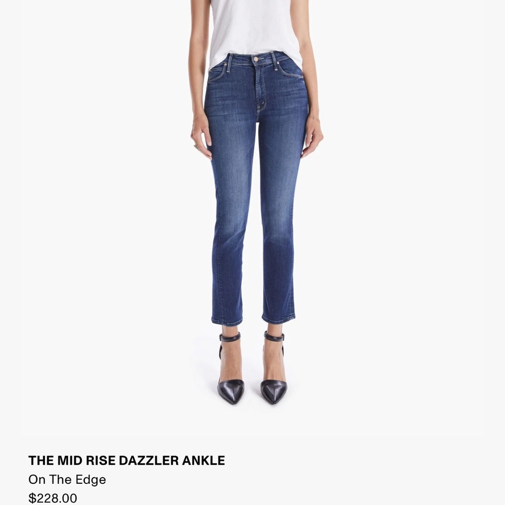 Mother The Mid Rise Dazzler Ankle